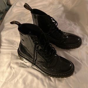 Glitter Black Dr Martens